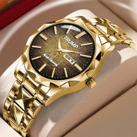 TRUMP Watch 2026 Luxury Gold – Signature Vintage Brown Dial