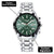 Custom Wrist Watches For Men - Forest Green Dial