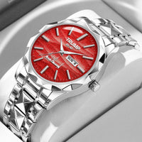 TRUMP Watch 45 – 47 Stainless Steel – Scarlet Wave Dial