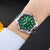 Custom Wrist Watches For Men - Jade Stripe Dial