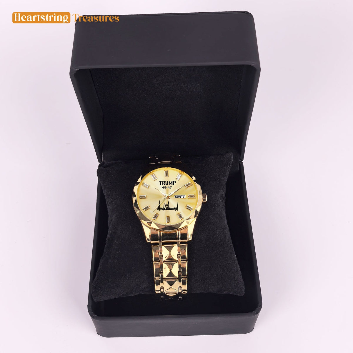 TRUMP 45-47 Watch 2025 Luxury Gold - Champagne Gold Dial