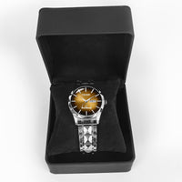 TRUMP Watch 2026 Luxury Silver – Chocolate Brown Sunburst Dial
