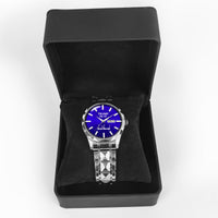 TRUMP 45-47 Watch 2026 Silver Blue Dial – Luxury Steel Watch for Men