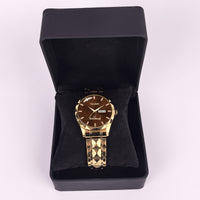 TRUMP Watch 2026 Luxury Gold – Chocolate Brown Dial