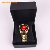 TRUMP 45-47 Watch 2026 Gold Red Dial - Gold Watches for Men