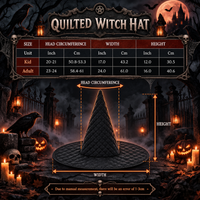 Elm Street Quilted Witch Hat