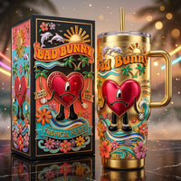 Puerto Rico Tropical Dazzle 40oz Tumbler