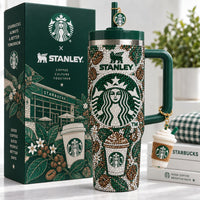 Green Coffee House Dazzle 40oz Tumbler