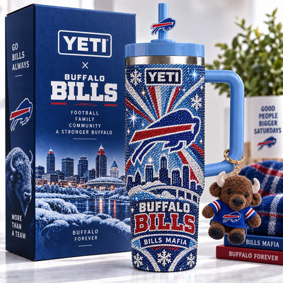 Buffalo Football Starry 40oz Tumbler