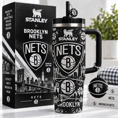 Brooklyn Basketball Dazzle 40oz Tumbler