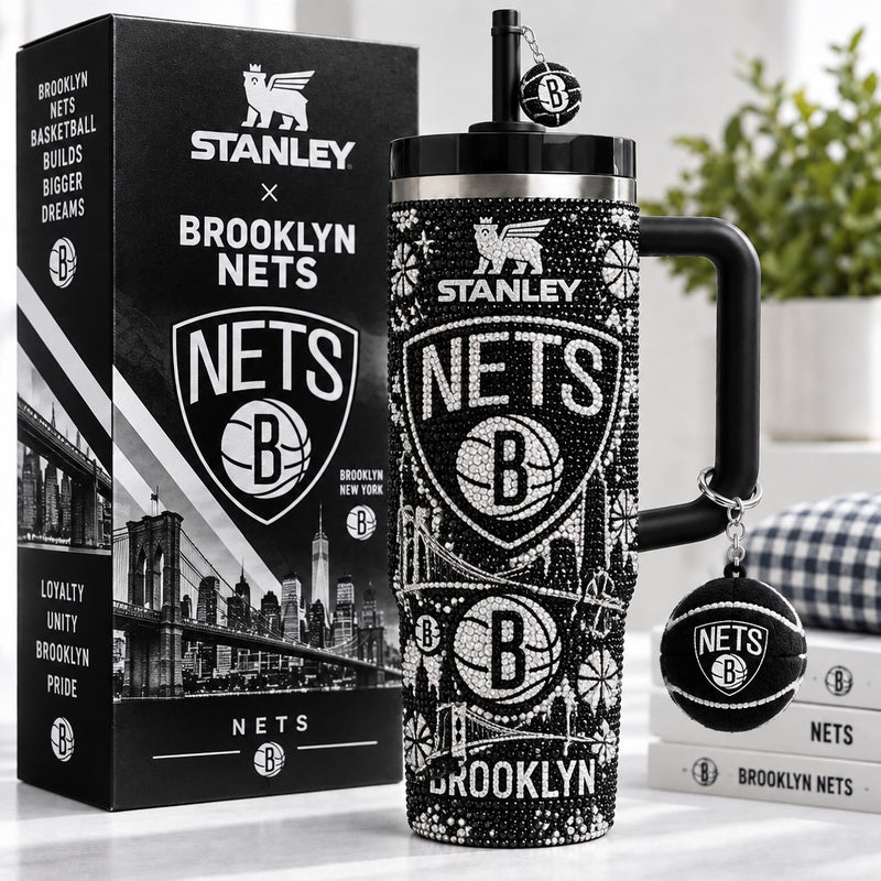 Brooklyn Basketball Dazzle 40oz Tumbler