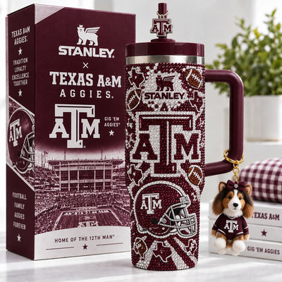 Texas Aggie Football Luxe 40oz Tumbler