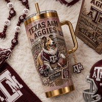 Texas Aggie Football Jewel 40oz Tumbler