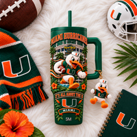 Miami Football Fan 40oz Tumbler