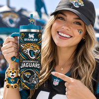 Jacksonville Football Jewel 40oz Tumbler