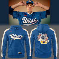 Milwaukee Wisco Script Baseball Hoodie