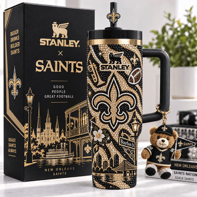New Orleans Football Starry 40oz Tumbler