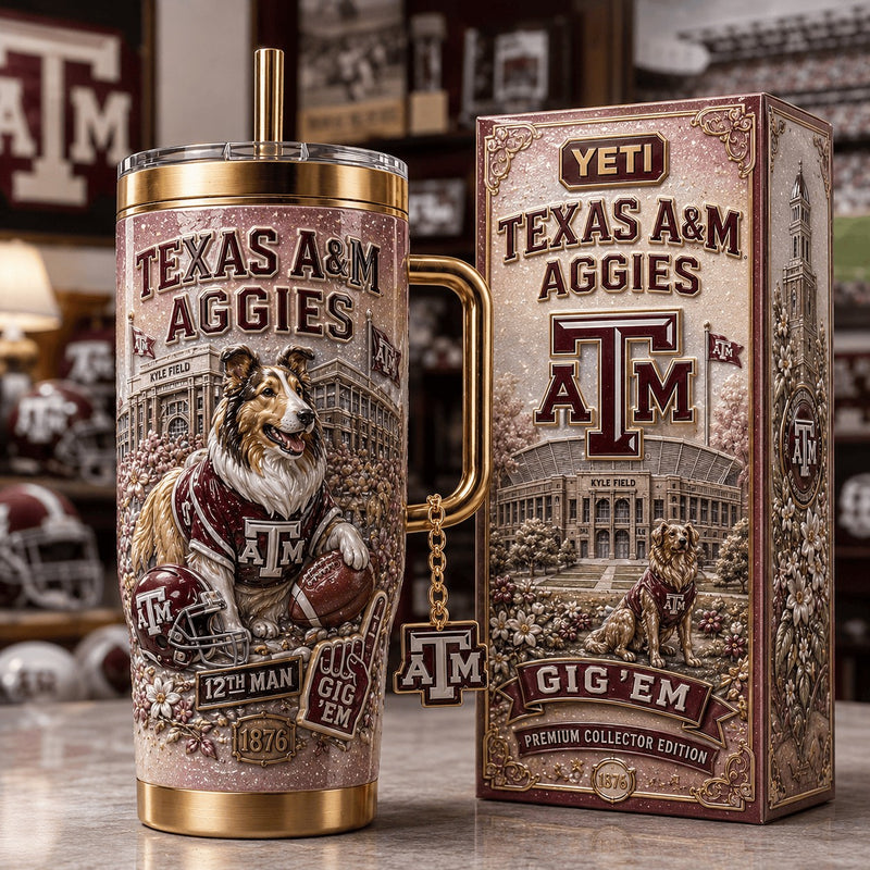Texas Aggie Football Jewel 40oz Tumbler