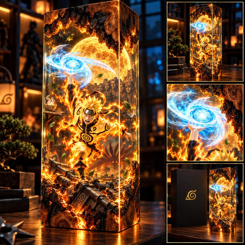 Nine Tails Ninja Resin Lamp