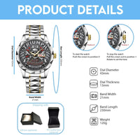 Vintage Skull Rider Luxury Quartz Watch