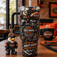 Open Road Motorcycle Starry 40oz Tumbler
