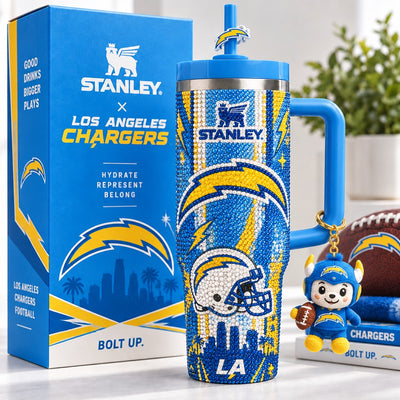 Los Angeles Bolt Football Gilded 40oz Tumbler