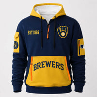 Milwaukee Gold Pocket Baseball Hoodie