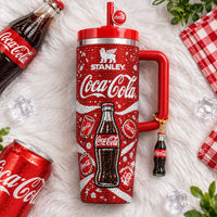 Classic Red Soda Starry 40oz Tumbler