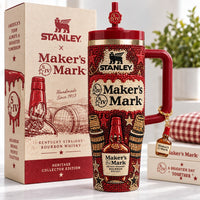 Red Wax Bourbon Bling 40oz Tumbler