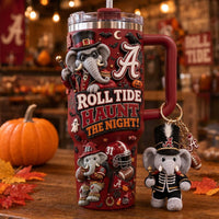 Tuscaloosa Crimson Luxe 40oz Tumbler