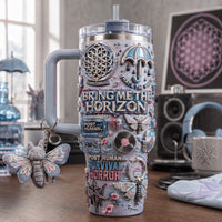 Modern Rock Horizon Bling 40oz Tumbler