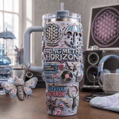 Modern Rock Horizon Bling 40oz Tumbler