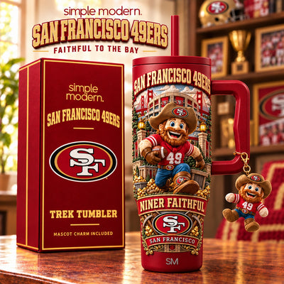 San Francisco Football Bling 40oz Tumbler
