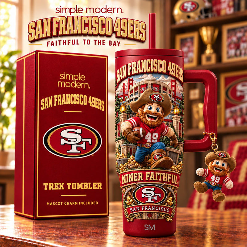 San Francisco Football Bling 40oz Tumbler