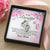 To My Daughter - I Promise You -  Double Hearts Necklace