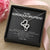 To My Girlfriend - I Love You Message - Tmgf05 Double Hearts Necklace