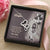 To My Daughter  From Dad 1 Double Hearts Necklace