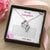 To My Daughter Never Forget How Much I Love You - Love Mom Double Hearts Necklace