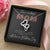 For A Wonderful Mom Mother's Day Gift Double Hearts Necklace