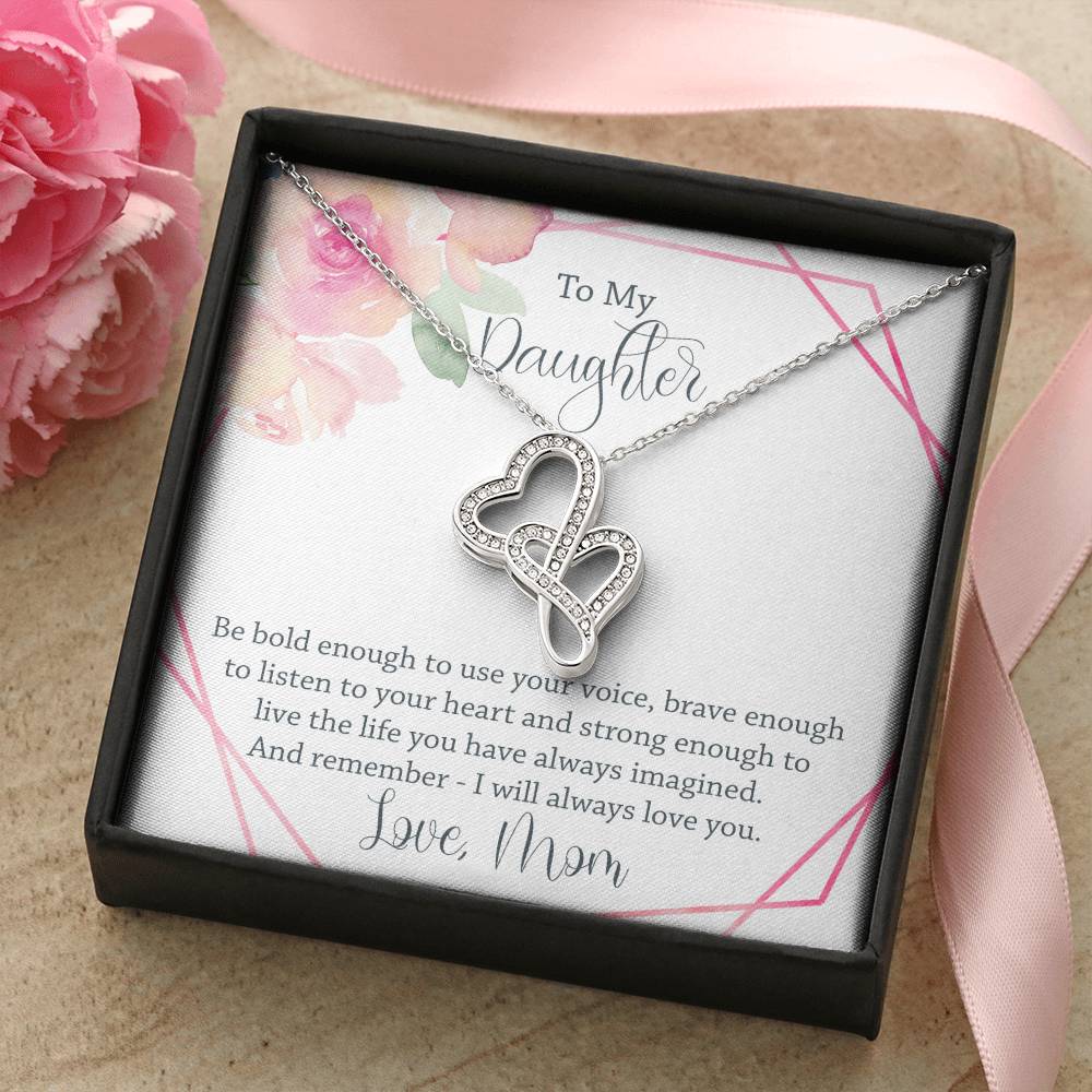 Double Hearts - Be Bold Enough Double Hearts Necklace