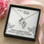 To My Wife - Never Be A Prisoner Of Your Past -  Double Hearts Necklace