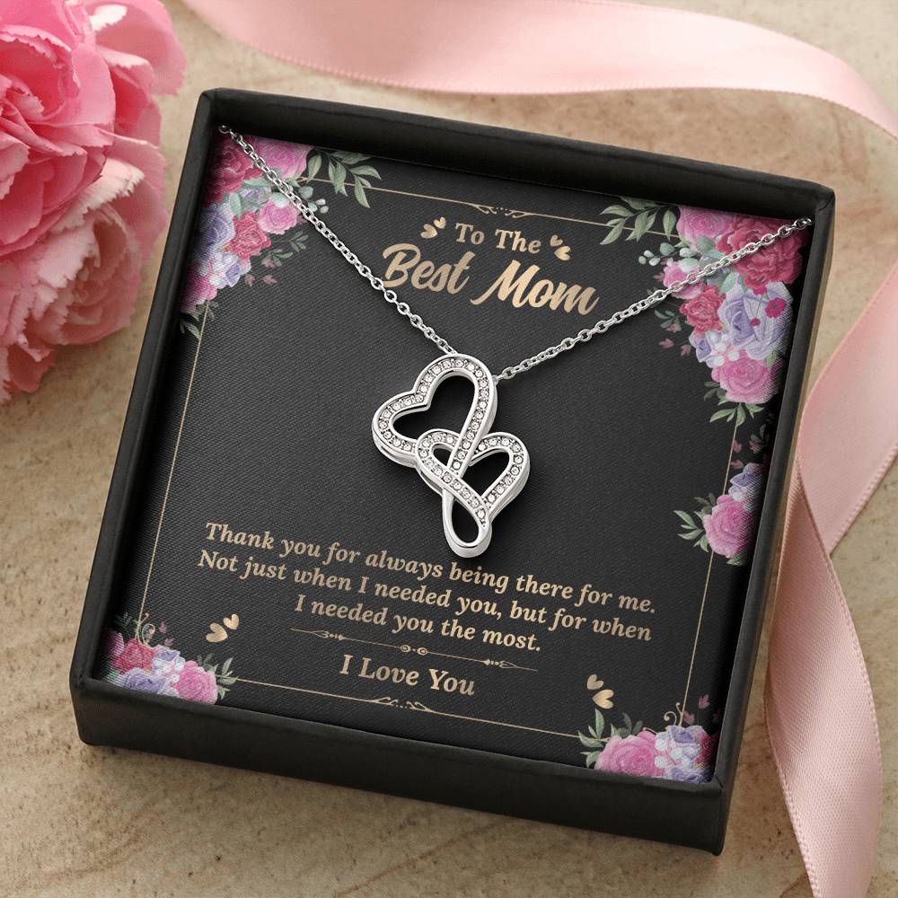 Mother's Day Gift - Mother's Day Necklace Gift - Best Mother's Day Gift Double Hearts Necklace