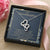 To My Granddaughter  Love Grandma  Double Hearts Necklace