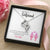My Beautiful Girlfriend - It Will Always Be I Love You - Necklace Double Hearts Necklace