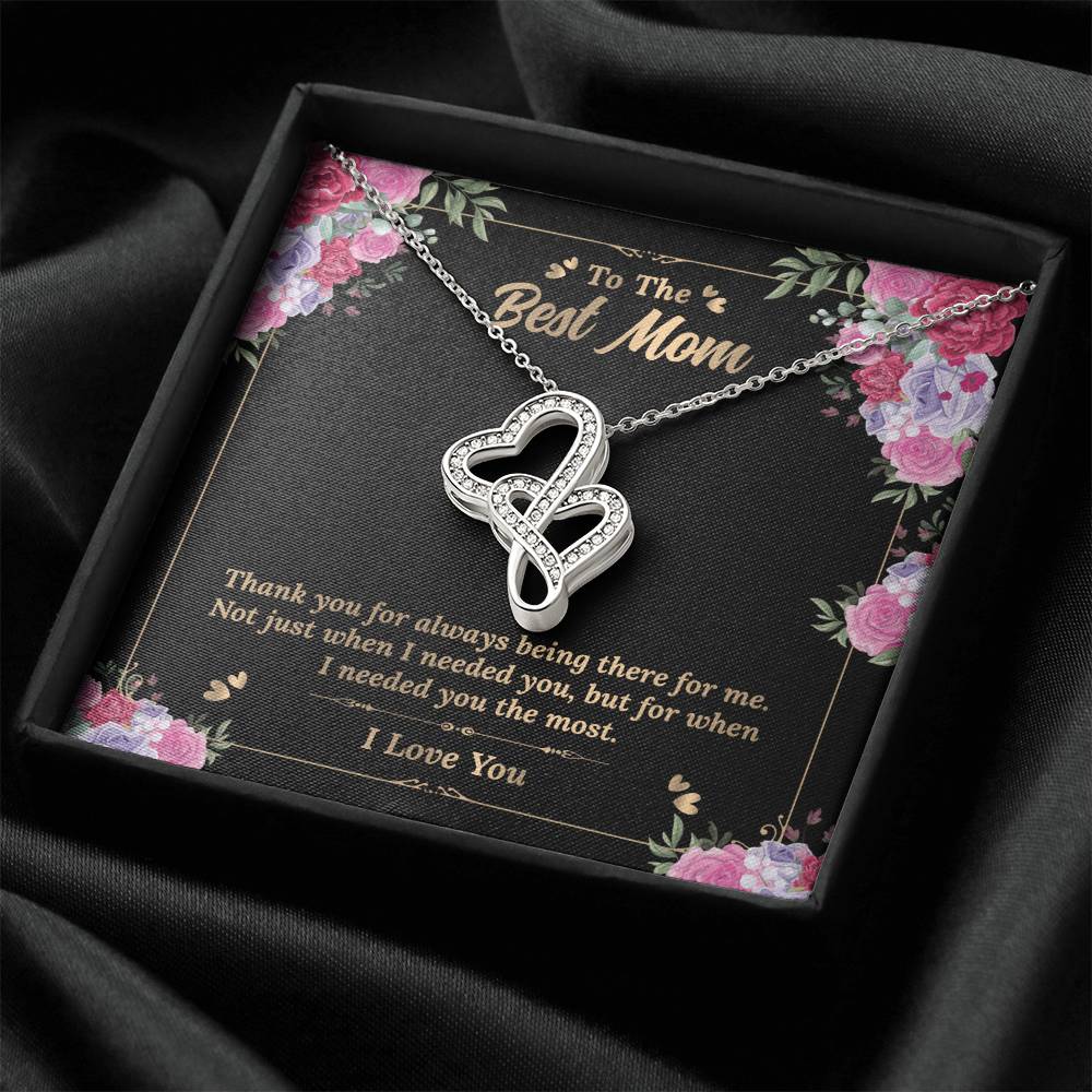Mother's Day Gift - Mother's Day Necklace Gift - Best Mother's Day Gift Double Hearts Necklace