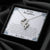 To My Daughter. Through Thick And Thin - Love Dad Double Hearts Necklace