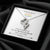 To My Gorgeous Wife - To My Gorgeous Wife Gift From Husband Wedding Day Gift For Bride From Groom Anniversary Gift For Double Hearts Necklace