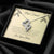 A Friend Gives Hope When Life Is Low  Double Hearts Necklace