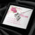 Gorgeous Your Heart Her Heart Mother's Day Necklace 14K White Gold Heart Double Hearts Necklace
