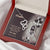 To My Daughter  From Dad 1 Double Hearts Necklace